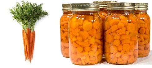 Морковь натуральная, домашнее консервирование